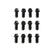 Header Bolts 3/8-16 x 3/4 Inch Hex Head Set of 12 Fits AMC 290-401, Chevrolet Small Block 262-400, Chrysler 383-440 except Hemi, Pontiac 326-455, Oldsmobile 330-455 Mr Gasket