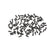 Header Bolts 3/8-16 x 3/4 Inch Hex Head Black Oxide 100 Pieces 3/8-16 X 3/4 Inch, 100 Pieces, Grade-5, Hex Head, 7/16 Inch Wrench Size Mr Gasket