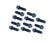 Header Bolts -3/8-16 x 1 Inch Hex Head Black Oxide Fits AMC 290-401, Chevrolet Small Block 262-400, Chrysler 383-440 except Hemi, Pontiac 326-455, Oldsmobile 330-455 Mr Gasket
