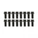 Header Bolts 3/8-16 x 3/4 Inch Hex Head Set of 16 Fits 1965-1990 Chevrolet 396-454 Big Block and 1962-2001 Ford 221-351W Mr Gasket