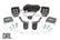 LED Light Kit | Cage Mount | 2" Black Pair | White DRL | Honda Pioneer 1000/Pioneer 1000-6