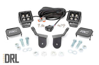 LED Light Kit | Cage Mount | 2" Black Pair | Amber DRL | Honda Pioneer 1000/Pioneer 1000-6 