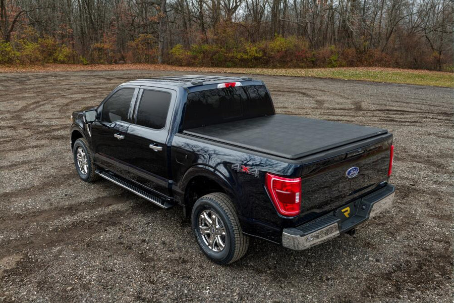 Trifecta 2.0 Tonneau Cover Black Leather Grained Fabric 2009-2018 (2019-2024 Classic) Ram 1500/2010-2024 2500/3500 6' 4 inch Bed without RamBox Extang