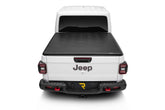 Trifecta 2.0 Tonneau Cover Black Leather Grained Fabric 2020-2025 Jeep Gladiator (JT) with or without Trail Rail System Extang