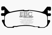 Load image into Gallery viewer, EBC 97-02 Ford Escort 2.0 Yellowstuff Rear Brake Pads