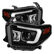 Load image into Gallery viewer, Spyder Toyota Tundra 2014-2016 Projector Headlights Light Bar DRL Black PRO-YD-TTU14-DRL-BK