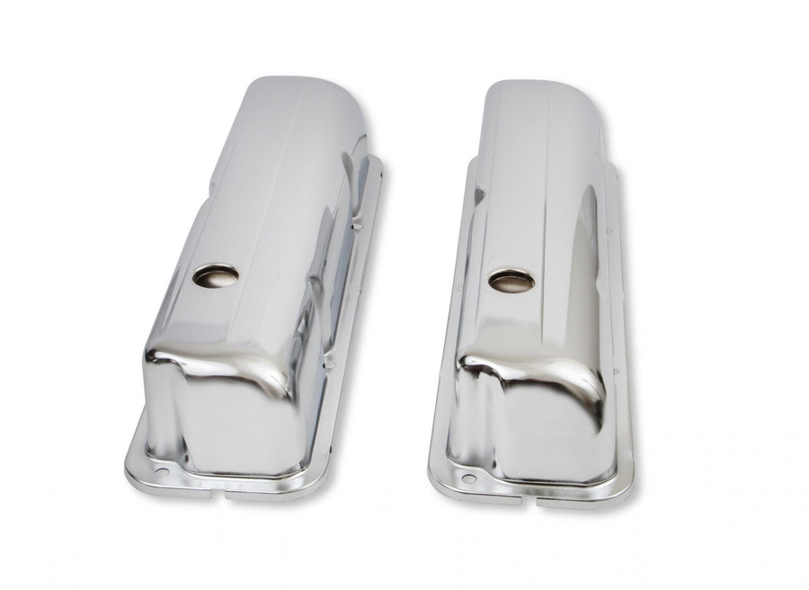 Chrome Valve Covers with Baffle Fits 1958-1976 Ford 332-428 FE Engines Mr Gasket