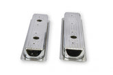 Chrome Valve Covers Finned Fits 1987-2002 Chevrolet 305-350 Gen I Small Block Mr Gasket