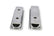 Chrome Valve Covers Finned Fits 1987-2002 Chevrolet 305-350 Gen I Small Block Mr Gasket