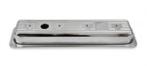 Chrome Valve Covers Finned Fits 1987-2002 Chevrolet 305-350 Gen I Small Block Mr Gasket
