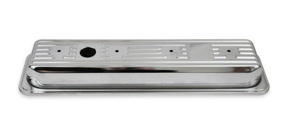 Chrome Valve Covers Finned Fits 1987-2002 Chevrolet 305-350 Gen I Small Block Mr Gasket