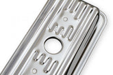 Chrome Valve Covers Finned Fits 1987-2002 Chevrolet 305-350 Gen I Small Block Mr Gasket