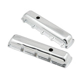 Chrome Valve Covers without Baffle Fits 1964-1990 Oldsmobile 260-455 Engines Mr Gasket