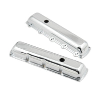 Chrome Valve Covers without Baffle Fits 1964-1990 Oldsmobile 260-455 Engines Mr Gasket