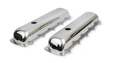 Chrome Valve Covers without Baffle Fits 1964-1990 Oldsmobile 260-455 Engines Mr Gasket