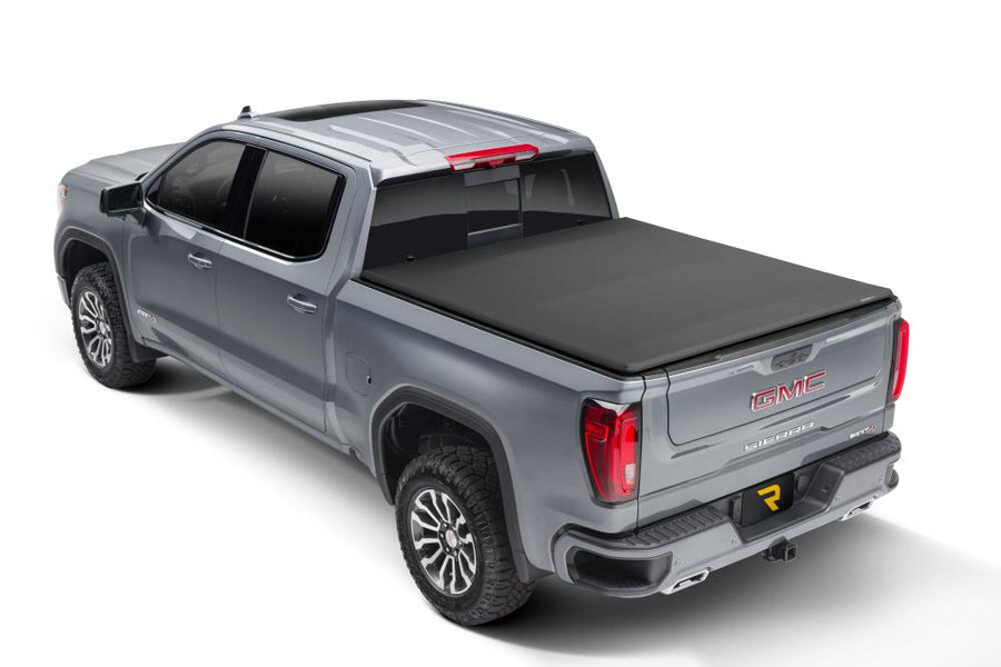 Trifecta Signature 2.0 Tonneau Cover Black Acrylic Canvas 2019 (New Body Style)-2026 GMC Sierra (with CarbonPro Bed) 5' 9 inch Bed with or without MultiPro/MultiFlex Tailgate Extang