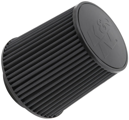 K&N Universal Air Filter | Round Tapered, 4.5in Flange, 8in Tall | RU-5283HBK