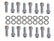 Intake Manifold Bolt Set -Socket Head Fits 1965-2000 Chevrolet 396-454 Big Block Mr Gasket