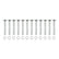 Intake Manifold Bolt Set Fits 1962-2001 Ford 221,260,289,302,351W Small Block Mr Gasket