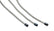 Vibrant Univ Oil Feed Kit 3ft Teflon lined S.S. hose with two -4AN female fittings preassembled