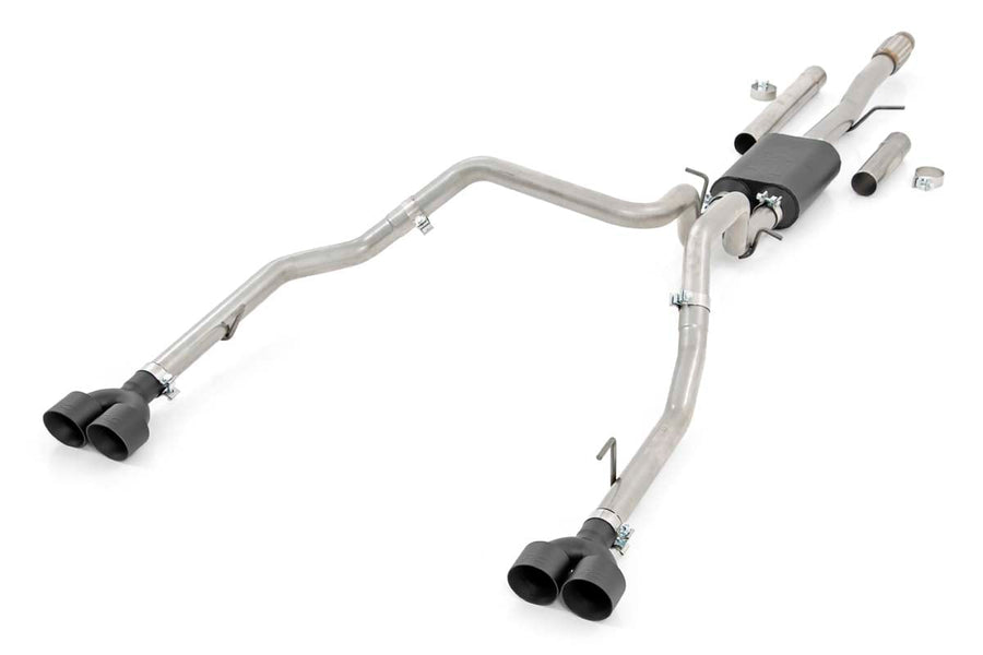 Performance Exhuast | Stainless | Crew/Dbl | RR Exit | Chevy/GMC Sierra/Silverado 1500 (19-26) 