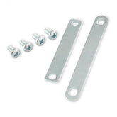 Foot Print Gas Pedal Pad Aluminum Chrome & Painted Black Trim Fits Most Gas Pedals Mr Gasket