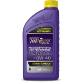 Royal Purple Premium Synthetic High Performance Euro Formula 0W40 Motor Oil - 1 Quart
