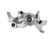 LS Cooling Manifold RAW Mid-Mount Accessory Drive Holley