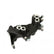 LS Cooling Manifold Black Mid-Mount Accessory Drive Holley