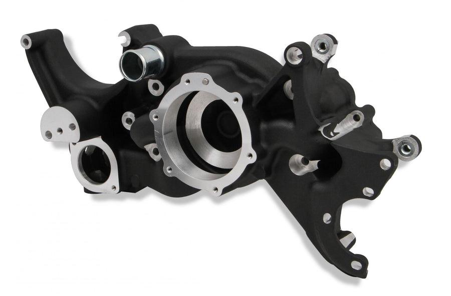 LT Cooling Manifold Black Mid Mount Accessory Drive Holley