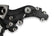Manifold-Bracket Kit, LT4 Dry Black Bracket Kit GM LT4 Dry System Black Holley