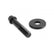 Harmonic Balancer Bolt Chevy Big Block 12-Point Replacement Harmonic Balancer Bolt with Thick Washer, for Chevy Big Block 396-454 with Mid-Mount Accessory Drive System 20-242 & 20-242BK Holley