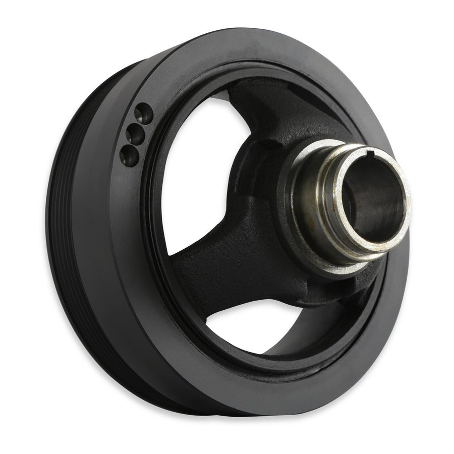 Replacement Damper/hub Assembly Works with Mid-Mount Accessory Drives for GM Gen-V LT Engines Holley