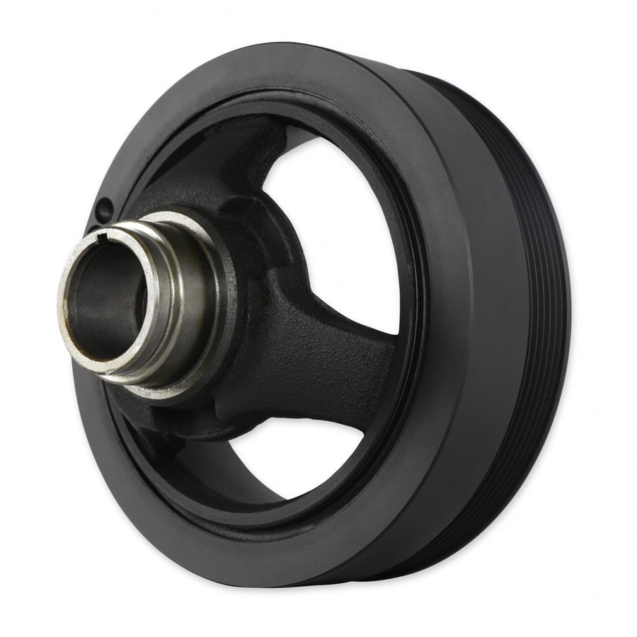 Replacement Damper/hub Assembly Works with Mid-Mount Accessory Drives for GM Gen-V LT Engines Holley