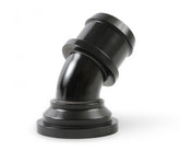 Water Neck Swivel 45 Degree Angle Black Fits 2003-Up Mopar Gen III Hemi Engines 45 Degree Holley