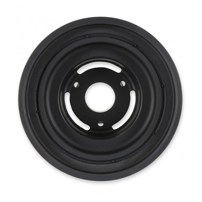 Replacement Damper Non VVT Cast Iron Damper for Gen III Hemi Mid-Mount Accessory Drive System Non VVT Black Finish Holley