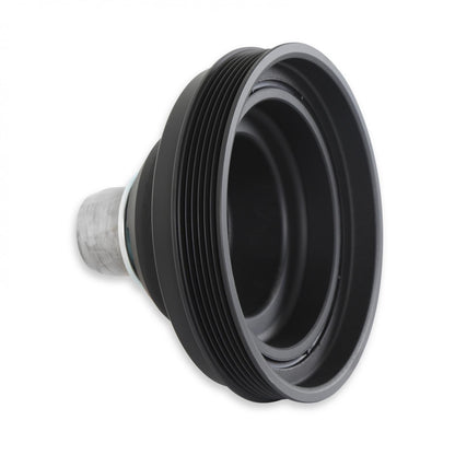 Replacement Damper Non VVT Cast Iron Damper for Gen III Hemi Mid-Mount Accessory Drive System Non VVT Black Finish Holley