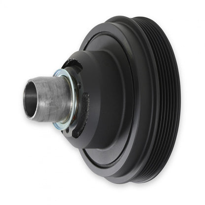 Replacement Damper Non VVT Cast Iron Damper for Gen III Hemi Mid-Mount Accessory Drive System Non VVT Black Finish Holley