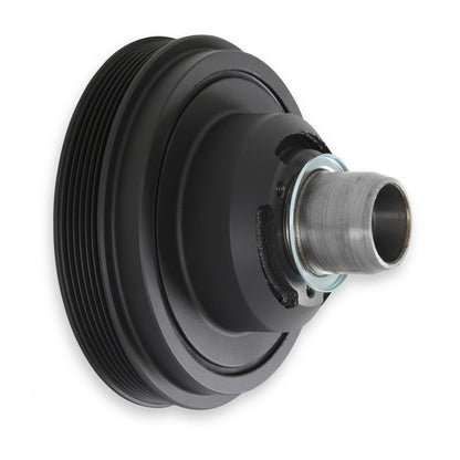 Replacement Damper Non VVT Cast Iron Damper for Gen III Hemi Mid-Mount Accessory Drive System Non VVT Black Finish Holley
