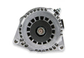Gen III Hemi Alternator Relocation Kit W/ Alternator Moves Alternator Inward for Extra Clearance on Right Side of Engine Includes Alternator 197-302 (150 Amp Output) Black Brackets & Natural Aluminum Alternator Holley
