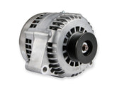 Gen III Hemi Alternator Relocation Kit W/ Alternator Moves Alternator Inward for Extra Clearance on Right Side of Engine Includes Alternator 197-302 (150 Amp Output) Black Brackets & Natural Aluminum Alternator Holley