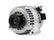 Gen III Hemi Alternator Relocation Kit W/ Alternator Moves Alternator Inward for Extra Clearance on Right Side of Engine Includes Alternator 197-302 (150 Amp Output) Black Brackets & Natural Aluminum Alternator Holley