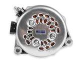 Gen III Hemi Alternator Relocation Kit W/ Alternator Moves Alternator Inward for Extra Clearance on Right Side of Engine Includes Alternator 197-302 (150 Amp Output) Black Brackets & Natural Aluminum Alternator Holley