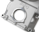 Replacement Timing Cover for Gen III Hemi Mid-Mount Accessory Drive System Non VVT Natural Cast Finish Holley