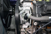 Power Steering Kit for Gen III Hemi Swaps Late Car Low Pressure Power Steering Kit W/ Saginaw Type II Pump, Mounting Bracket, and Pulley Fits 2014 & Up Gen III Hemi Engines (5.7L and 6.4L) Fits Engines with 4.82 Damper Spacing (see Drawing) Holley
