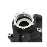 Timing Cover Ford 7.3L Godzilla Black Fits Ford 7.3L Godzilla High-Mount Accessory Drive System OE Pan Only Holley