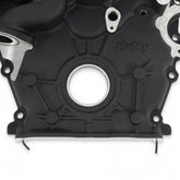Timing Cover Ford 7.3L Godzilla Black Fits Ford 7.3L Godzilla High-Mount Accessory Drive System OE Pan Only Holley