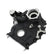 Timing Cover Ford 7.3L Godzilla Black Fits Ford 7.3L Godzilla High-Mount Accessory Drive System OE Pan Only Holley