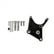 A/C Bracket with Hardware Black Optional Accessory for 7.3L Godzilla Engine with High-Mount Accessory Drive System Holley