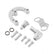 Power Steering Pump Relocation Kit SBF Mid-Mount- Accessory Drive Allows the Installation of a Mechanical Fuel Pump Holley
